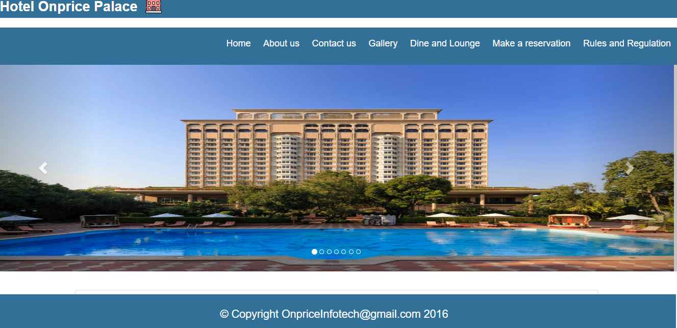 ONLINE HOTEL ROOM BOOKING SYSTEM